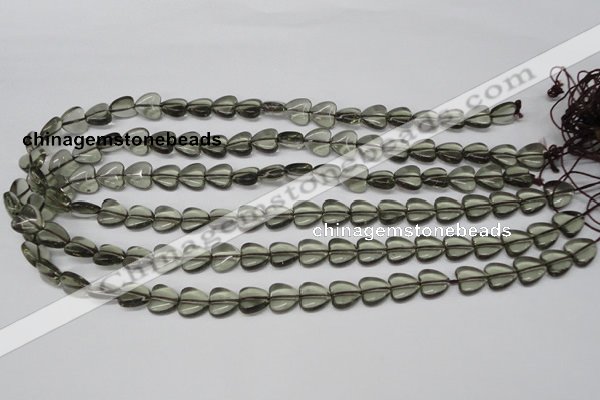 CHG18 15.5 inches 10*10mm heart synthetic smoky quartz beads wholesale