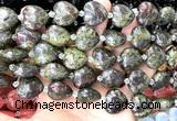 CHG214 15 inches 20mm heart dragon blood jasper beads wholesale