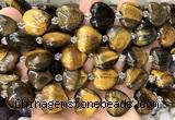 CHG222 15 inches 20mm heart yellow tiger eye beads wholesale