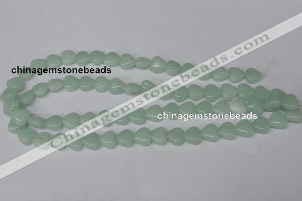 CHG30 15.5 inches 12*12mm heart amazonite gemstone beads wholesale