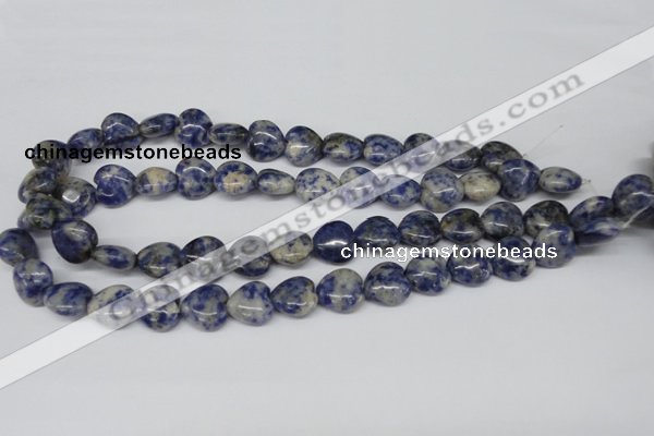 CHG43 15.5 inches 14*14mm heart sodalite gemstone beads wholesale