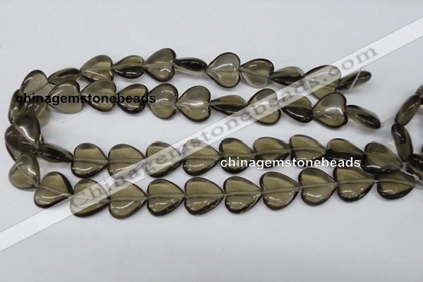 CHG65 17*17mm heart synthetic smoky quartz beads wholesale