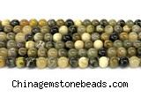 CHJ102 15 inches 8mm round honeybee jasper beads