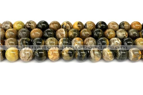 CHJ104 15 inches 12mm round honeybee jasper beads