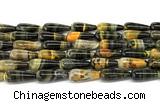 CHJ110 15 inches 8*20mm teardrop honeybee jasper beads