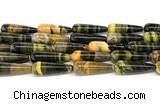 CHJ111 15 inches 10*30mm teardrop honeybee jasper beads