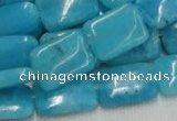 CHM03 16 inches 13*18mm rectangle blue hemimorphite beads wholesale