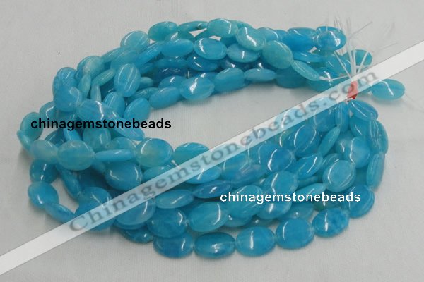 CHM04 16 inches 15*20mm oval blue hemimorphite beads wholesale