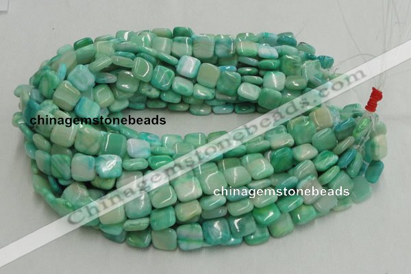 CHM08 16 inches 14*14mm square green hemimorphite beads wholesale