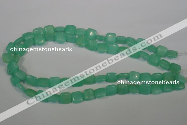 CHM16 15.5 inches 12*12mm square green hemimorphite beads wholesale