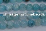 CHM201 15.5 inches 6mm round blue hemimorphite beads wholesale