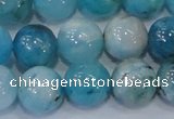 CHM205 15.5 inches 14mm round blue hemimorphite beads wholesale