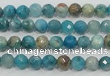 6-12mm Natural Blue Hemimorphite Gemstone Beads – Round Loose Beads Strand – 15"