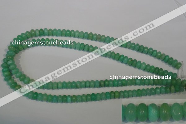 CHM22 15.5 inches 5*8mm rondelle green hemimorphite beads