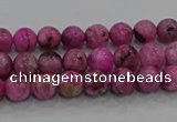 CHM220 15.5 inches 4mm round dyed hemimorphite beads wholesale