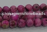 CHM221 15.5 inches 6mm round dyed hemimorphite beads wholesale