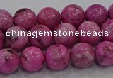 CHM223 15.5 inches 10mm round dyed hemimorphite beads wholesale