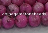 CHM225 15.5 inches 14mm round dyed hemimorphite beads wholesale