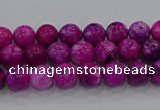 CHM228 15.5 inches 4mm round dyed hemimorphite beads wholesale