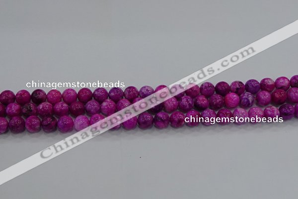 CHM229 15.5 inches 6mm round dyed hemimorphite beads wholesale