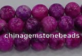 CHM230 15.5 inches 8mm round dyed hemimorphite beads wholesale