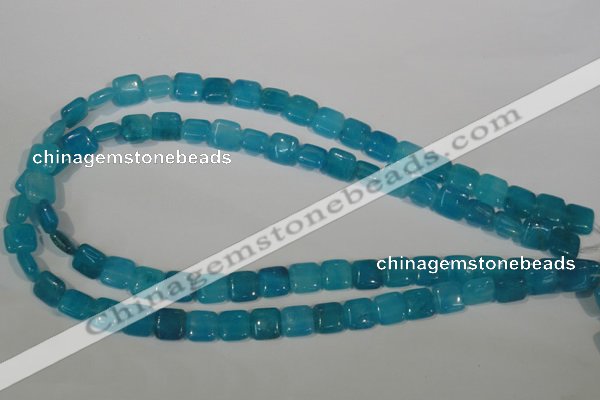 CHM25 15.5 inches 10*10mm square blue hemimorphite beads wholesale