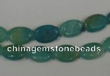 CHM27 15.5 inches 8*12mm oval blue hemimorphite beads wholesale