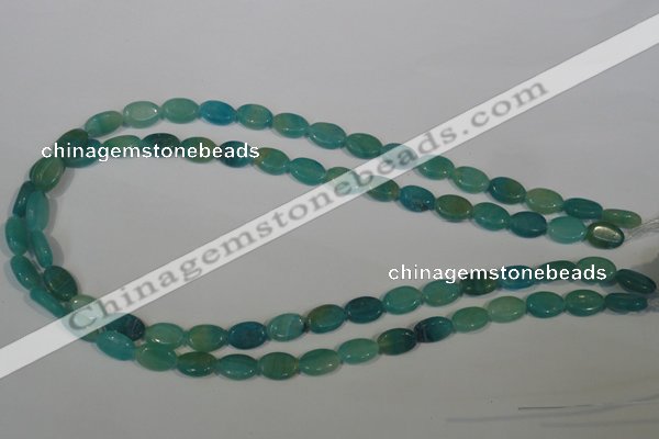 CHM27 15.5 inches 8*12mm oval blue hemimorphite beads wholesale