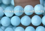 CHM301 15.5 inches 6mm round blue hemimorphite gemstone beads