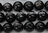 CHS53 15.5 inches 12mm round natural hypersthene beads