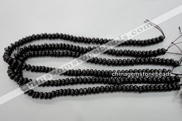 CHS54 15.5 inches 4*8mm rondelle natural hypersthene beads