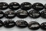 CHS71 15.5 inches 10*14mm oval natural hypersthene beads