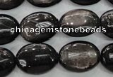 CHS74 15.5 inches 15*20mm oval natural hypersthene beads