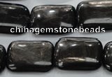 CHS93 15.5 inches 18*25mm rectangle natural hypersthene beads