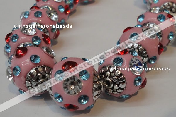 CIB106 17mm round fashion Indonesia jewelry beads wholesale