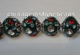 CIB121 19mm round fashion Indonesia jewelry beads wholesale