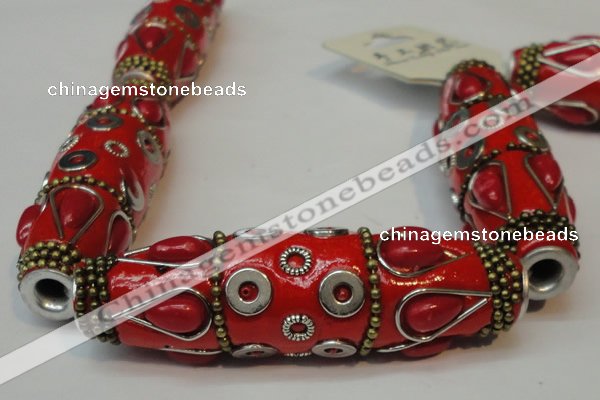 CIB15 17*60mm rice fashion Indonesia jewelry beads wholesale