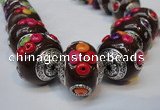 CIB153 21mm round fashion Indonesia jewelry beads wholesale