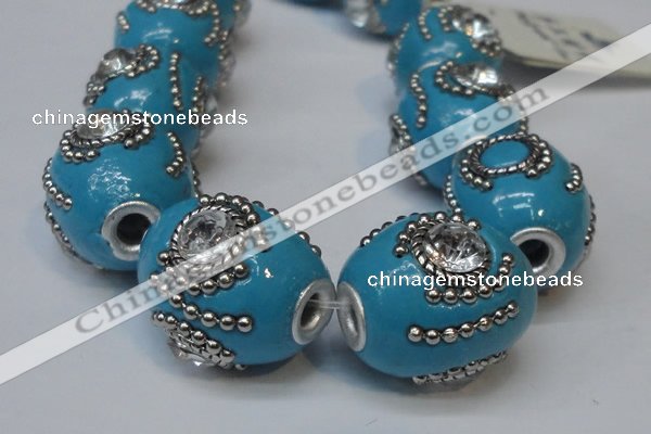 CIB160 19*22mm oval fashion Indonesia jewelry beads wholesale