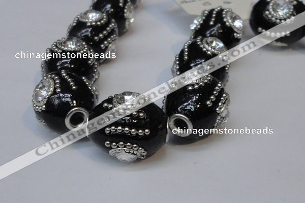 CIB162 19*22mm oval fashion Indonesia jewelry beads wholesale