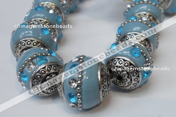CIB170 19mm round fashion Indonesia jewelry beads wholesale