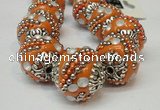 CIB184 18mm round fashion Indonesia jewelry beads wholesale