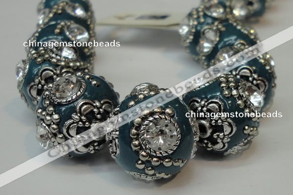 CIB201 19mm round fashion Indonesia jewelry beads wholesale