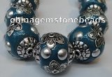 CIB224 18mm round fashion Indonesia jewelry beads wholesale