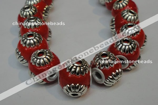 CIB234 14mm round fashion Indonesia jewelry beads wholesale