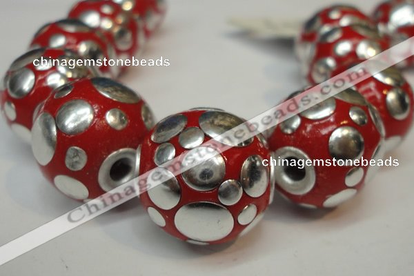 CIB248 18mm round fashion Indonesia jewelry beads wholesale