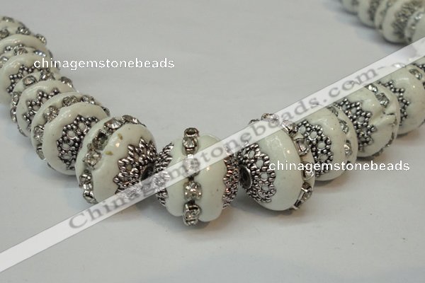 CIB270 14*16mm rondelle fashion Indonesia jewelry beads wholesale