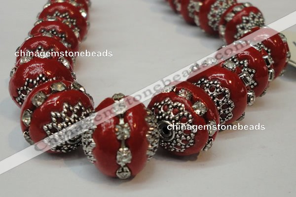 CIB273 14*16mm rondelle fashion Indonesia jewelry beads wholesale