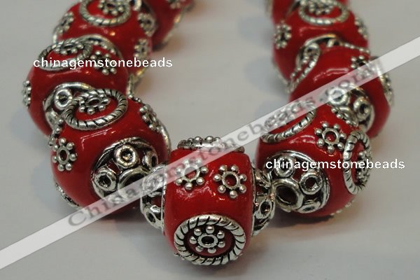 CIB281 16*16mm rondelle fashion Indonesia jewelry beads wholesale