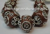 CIB282 16*16mm rondelle fashion Indonesia jewelry beads wholesale